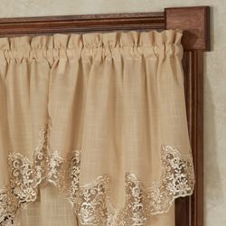 Florentina Ascot Valance Antique Gold 30 x 20