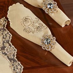 Florentina Napkins Antique Gold Set of Four