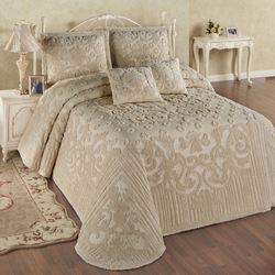 Laurent Grande Bedspread Set Sand