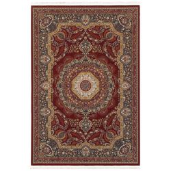 Ensel Rectangle Rug Burgundy