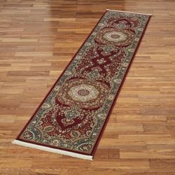 Ensel Rug Runner Burgundy 23 x 10