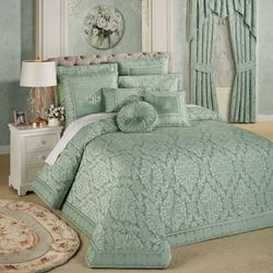 Grandview Grande Bedspread Aqua Mist