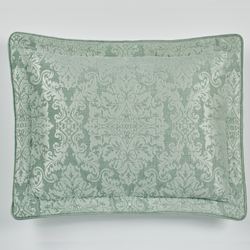 Grandview Piped Flanged Sham Aqua Mist