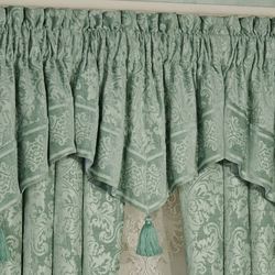Grandview Ascot Valance Aqua Mist 30 x 20