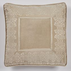 Grandview Piped Accent Pillow Champagne 18 Square