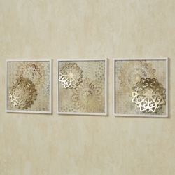 Briella Wall Plaques Gold Set of Three