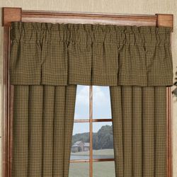 Tea Cabin Tailored Valance Multi Earth 72 x 16