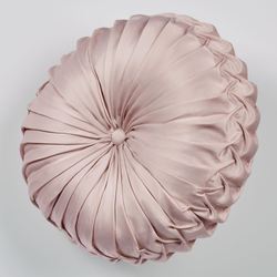 Princess Reversible Tufted Pillow Blush Round