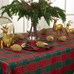 Holly Plaid Table Runner Red/Green