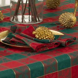 Holly Plaid Napkins Red/Green Set of Four