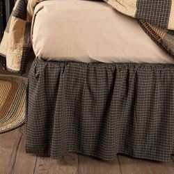 Kettle Grove Plaid Gathered Bedskirt Multi Warm