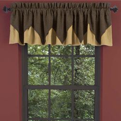 Kettle Grove Layered Valance Multi Warm 72 x 16