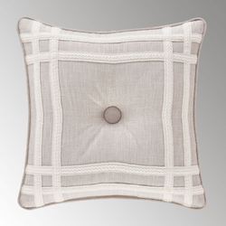 Lauralynn Framed Pillow Beige 18 Square