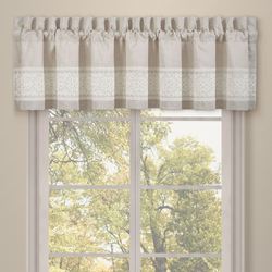 Lauralynn Tailored Valance Beige 88 x 21