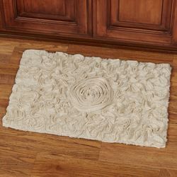 Bellflower Rectangle Bath Rug 24 x 17