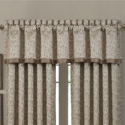 Cracked Ice Tailored Valance Light Taupe 88 x 18