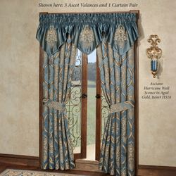 Castleton Ascot Valance Steel Blue 40 x 21