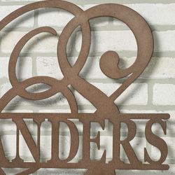 Accord Personalized Wall Art Sign Bronze