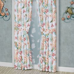 Atlantis Curtain Pair Multi Bright 84 x 84