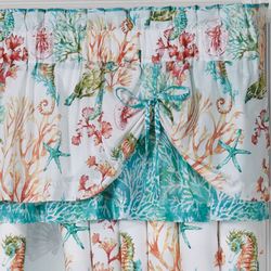 Atlantis Tie Up Valance Multi Bright 72 x 18