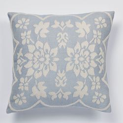 Primrose Tailored Pillow Sterling Blue 18 Square