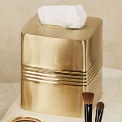 Glacier Tissue Cover Gold
