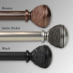 Barree Single Decorative Curtain Rod Set