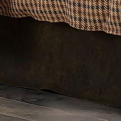 Clifton Faux Suede Bedskirt Multi Warm