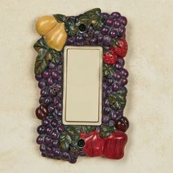 Tuscan Fruit Single Dimmer Rocker Multi Jewel