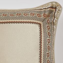 Geneva Piped European Sham Only Champagne