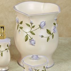 Enchanted Rose Wastebasket Lavender