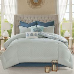 Isla Flora Comforter Bed Set Ivory