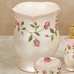 Bridal Rose Wastebasket Blush