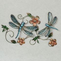 Dragonfly Garden Wall Art Multi Earth