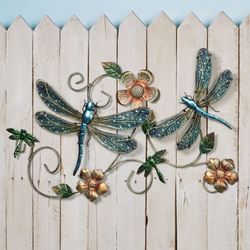 Dragonfly Garden Wall Art Multi Earth