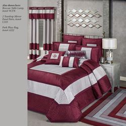 Sigma Grande Bedspread Burgundy