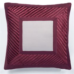 Sigma European Pillow with Sham Burgundy