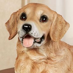 Golden Retriever Dog Sculpture Multi Warm