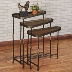 Bronwyn Tables Bronze Set of Three