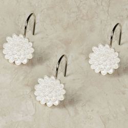 Victoria Sheer Embroidered Shower Curtain Champagne 70 x 72