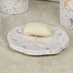 Coastal Terrazzo Soap Dish Ivory