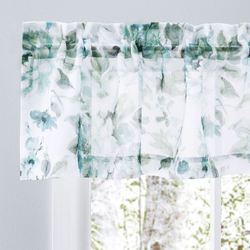 Summerhill Sheer Floral Valance 54 x 13