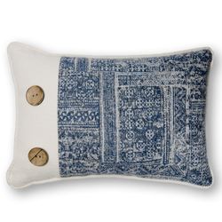 Brentwood Piped Pillow Dark Blue Rectangle