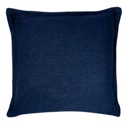 Brentwood Flanged Pillow Dark Blue 20 Square