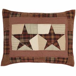 Abilene Star Patchwork Sham Multi Warm