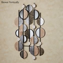 Hayes Mirrored Wall Sculpture Multi Warm