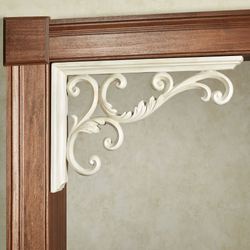 Giella Corbel Bracket Pair Antique White