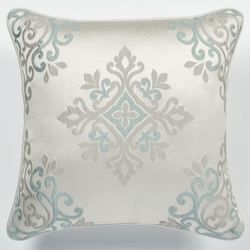 Avalon Piped Pillow Oyster 18 Square
