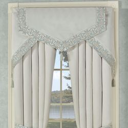 Avalon Cornice Valance Set Oyster Three Piece Set