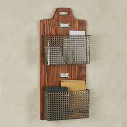 Sawyer Vertical Wall Organizer Mission Red Oak